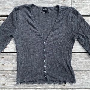 urban outfitters out from under | cropped knit blouse